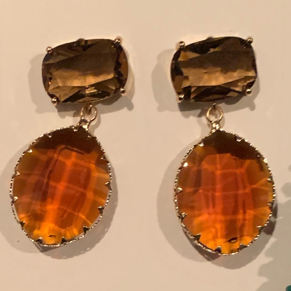Womens glass earrings
